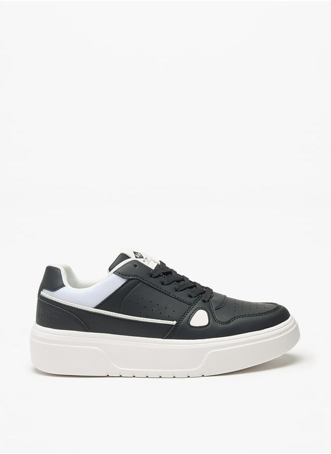 Lee Cooper حذاء رياضي رجالي متعدد الألوان مع رباط للإغلاق  - Image 1