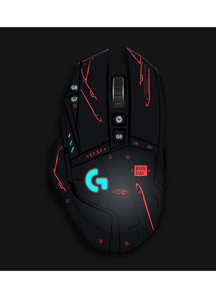 All Models Of Logitech G502 Wired/Wireless Mouse Protective Film, PVC Frosted Mouse Anti Slip Film,Preventing Hand Sweating, Anti Slip, Perfectly Fits The Mouse