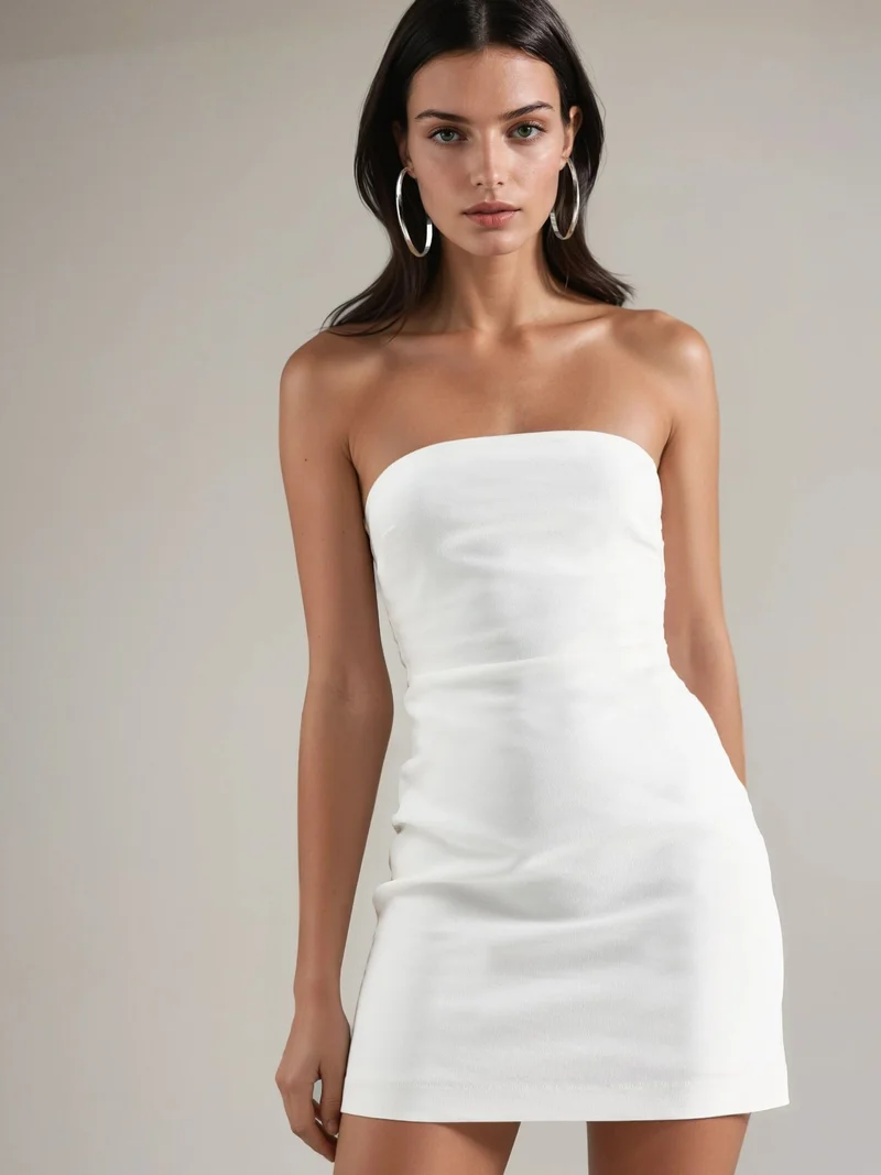 هيكاب Strapless Mini Dress