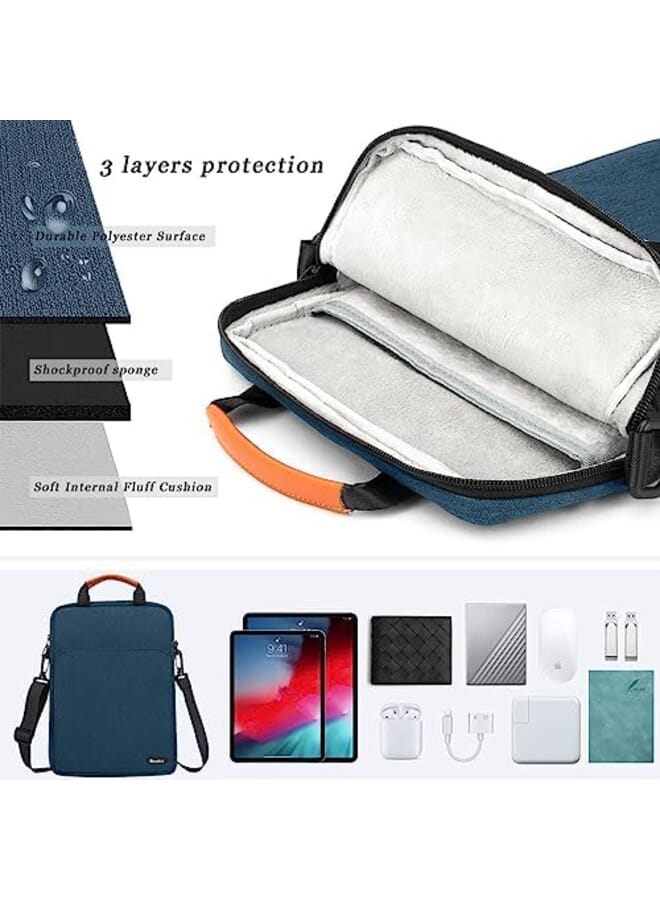 جوكوكيا حقيبة كتف للكمبيوتر المحمول مقاس 13 بوصة، حقيبة حمل مع جيب أمامي كبير، حقيبة كمبيوتر محمول عمودية لـ 13 بوصة Macbook Air Pro M1 و12.9 بوصة Ipad Pro M1 وسطح 12.4 بوصة - Image 3