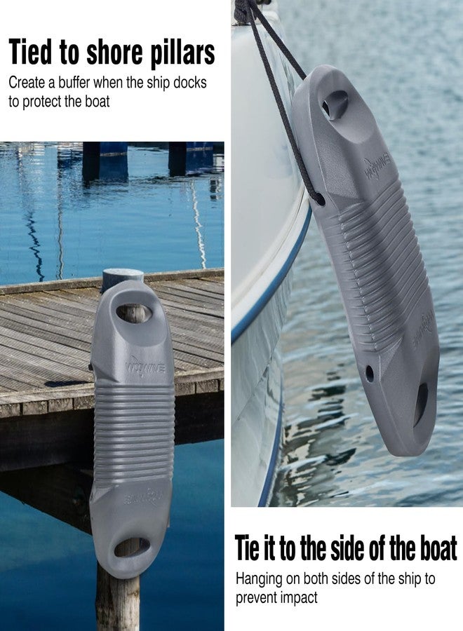 WOOWAVE Boat Fenders，Boat Bumpers for Docking, EVA Pontoon Bumpers with lntegrated Locking Rope，Fit for Yachts, Jon Boat,Pontoon Boat and Bass Boat （1 Pack ） - Image 5