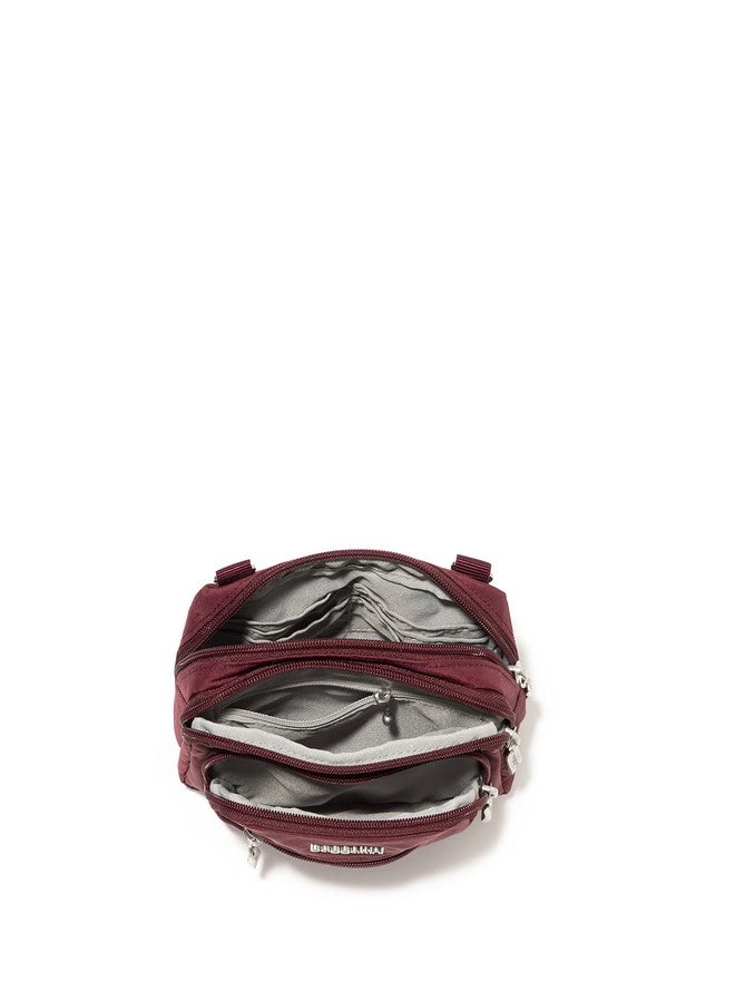 Baggallini Triple Zip Bag, Dark Cherry, One size - Image 4