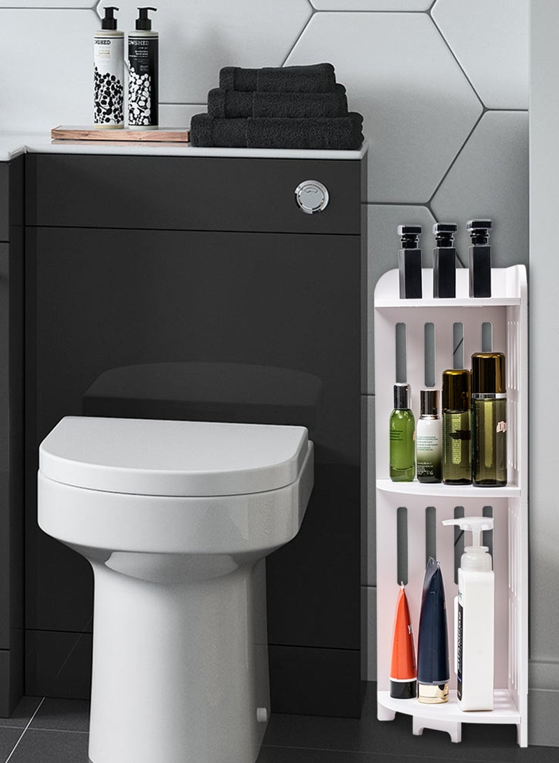 اوجيزور رف زاوية، رف تخزين زاوية، PVC، عالمي لأي موقف، ارتفاع 31.5 بوصة (80 سم)، أبيض - Image 4