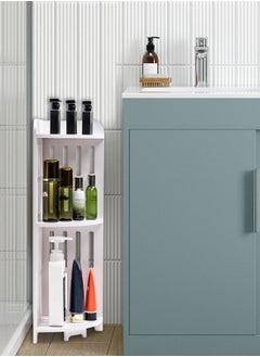 AOJEZOR Corner Rack, Corner Storage Rack , PVC, Suitable for any scene, Height 31.5 in (80 cm), White  - Image 3