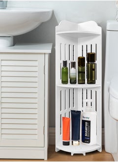 AOJEZOR Corner Rack, Corner Storage Rack , PVC, Suitable for any scene, Height 31.5 in (80 cm), White  - Image 4