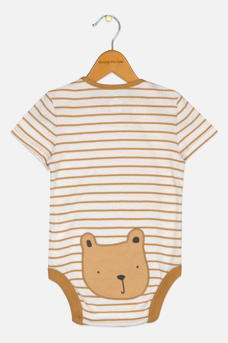GAP Toddlers Boy Striped First Favorites Bodysuits, Multicolor  - Image 2