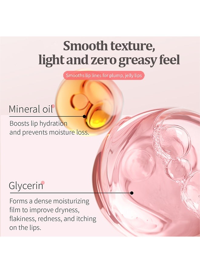 كيو اي سي قناع الشفاه المرطب ، قناع الشفاه للنوم ، قناع الشفاه مع فرشاة ومرآة للإصلاح ليلا ونهارا ، تقليل خطوط الشفاه والتجاعيد ، قناع نوم الشفاه الناعم الناعم والمرطب الغني بالملمس 12 جم - Image 4