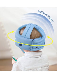 Simplicity Simplicity Baby Safety Helmet Toddler Head Protection Adjustable Head Cushion Bumper Bonnet Sky Blue Letter Car  - Image 5