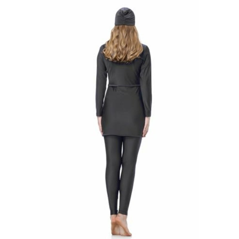 Muslim Swimwear for Women Modest Swimsuit Long Sleeve Muslim Swimming Costume 3 Pcs Burkini Swimming Tops Pants Hijab - Image 2