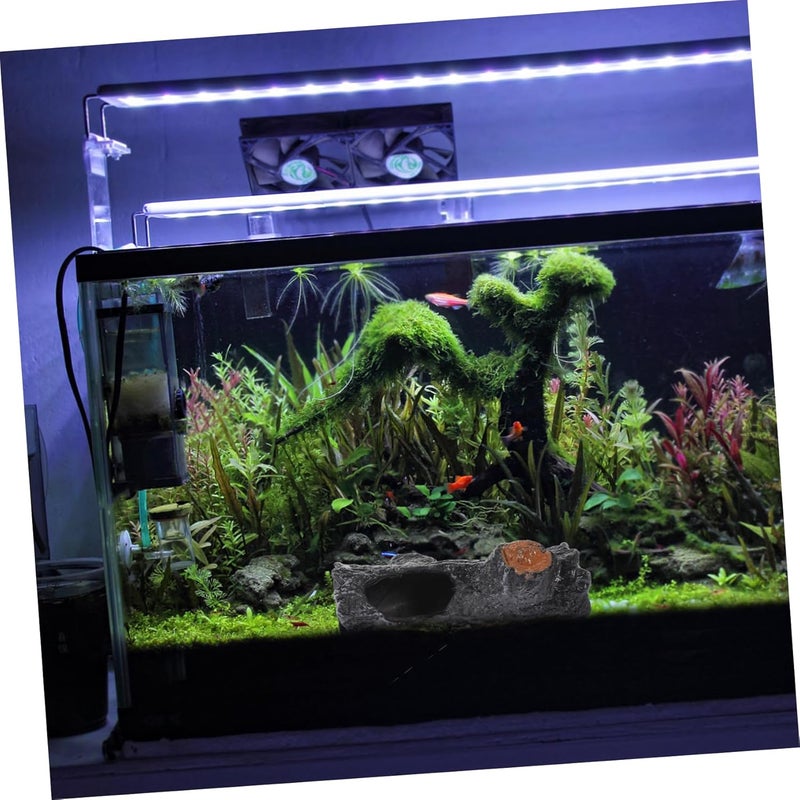 Aquarium Shrimp Hideout Tree Cave Decoration for Betta Fish Tank Material Stylish Fish Tank Decor Fish Shelter for Hiding and Breeding - Image 5