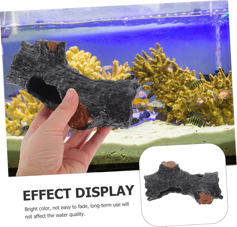 Aquarium Shrimp Hideout Tree Cave Decoration for Betta Fish Tank Material Stylish Fish Tank Decor Fish Shelter for Hiding and Breeding - Image 2