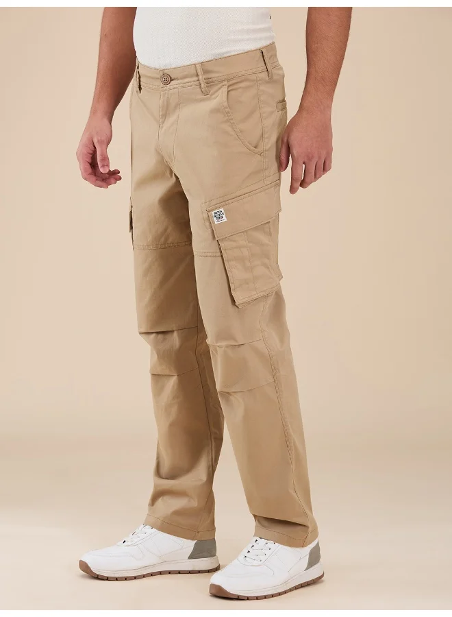 بيينغ هيومان Mens Khaki Easy Fit Cargos