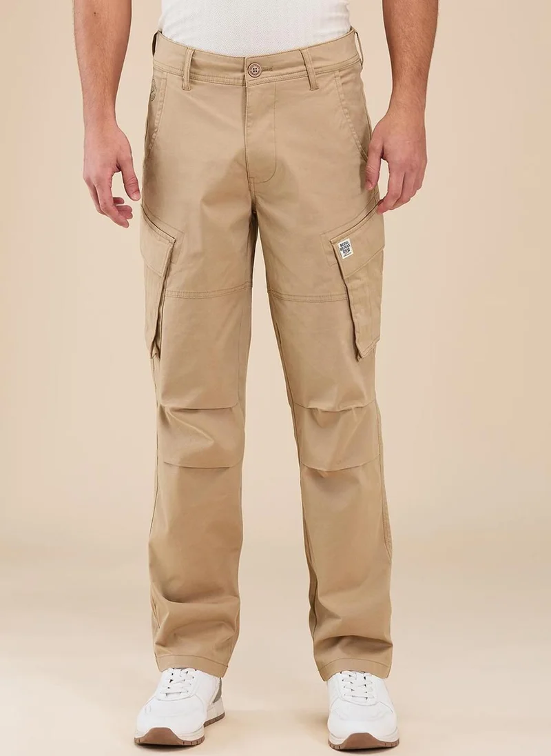 Men Classic Regular Fit Cargos Trousers