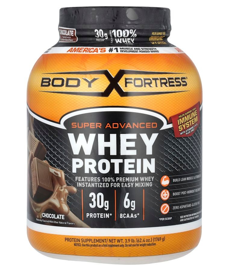 Body Fortress Super Advanced Whey Protein Chocolate 3.9 lb (1769 g)