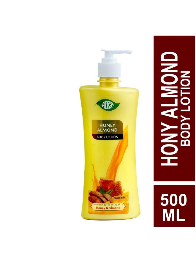 Meghdoot Honey Almond and Moisturizing Body Lotion Combo, Ayurvedic Hydrating Lotion for Soft and Glowing Skin, 500ml Each (Pack of 2) - Image 2