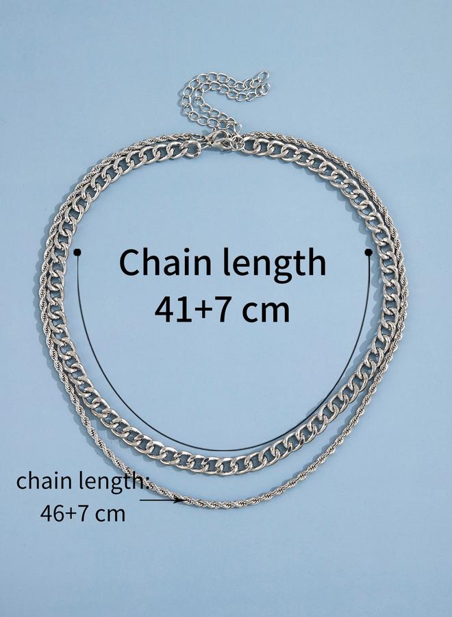 تايك تو طقم من 2 قلادة بسلسلة - Image 2