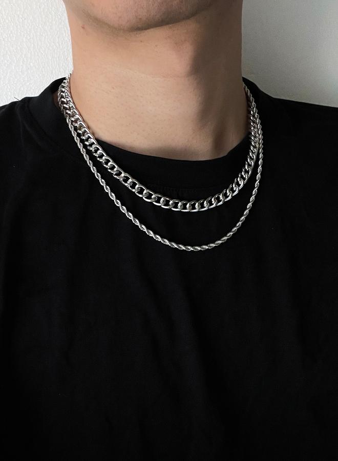 تايك تو طقم من 2 قلادة بسلسلة - Image 1