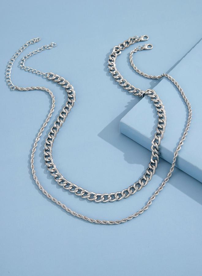 تايك تو طقم من 2 قلادة بسلسلة - Image 4