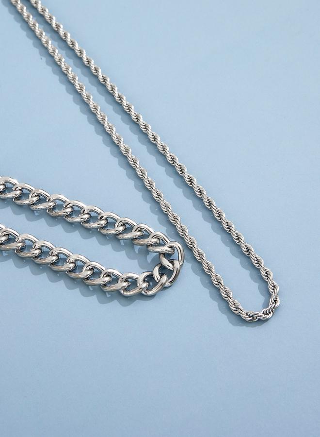 تايك تو طقم من 2 قلادة بسلسلة - Image 5