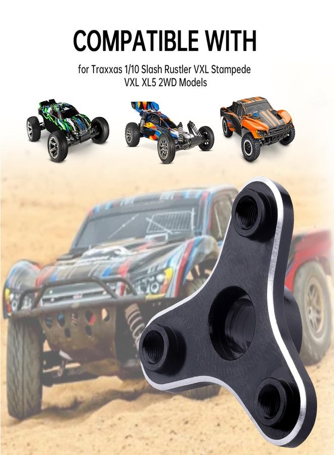Hobbyfire ترقية أجزاء قفل الانزلاق RC لإزالة القابض لطرازات Traxxas 1/10 Slash Rustler VXL Stampede VXL XL5 2WD (أسود) - Image 4