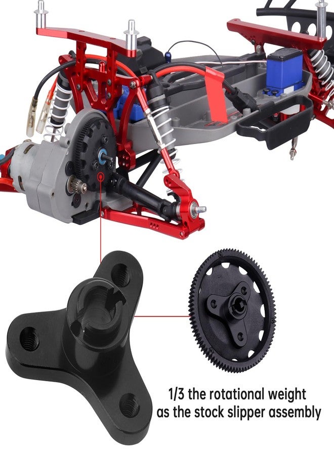 Hobbyfire ترقية أجزاء قفل الانزلاق RC لإزالة القابض لطرازات Traxxas 1/10 Slash Rustler VXL Stampede VXL XL5 2WD (أسود) - Image 5