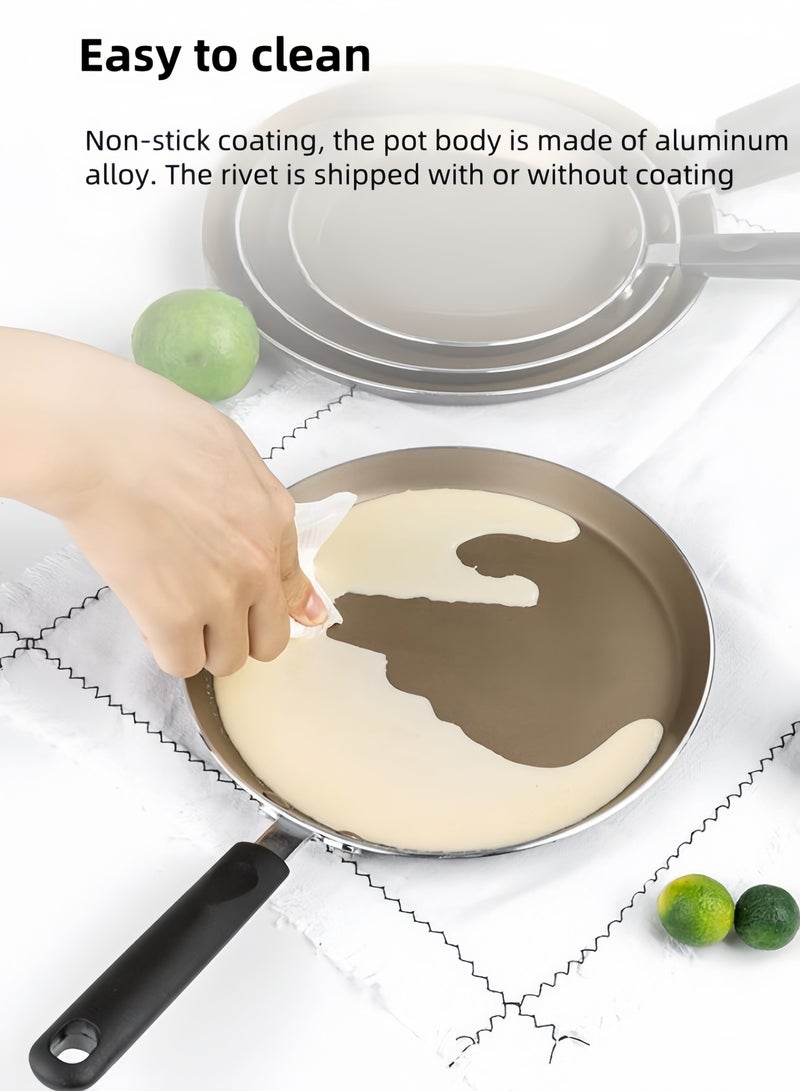 nihao 10 Inch Pan Non-stick Omelette Pan, Steak Pan, Baking Aluminum Frying Pan, Gold - Image 5