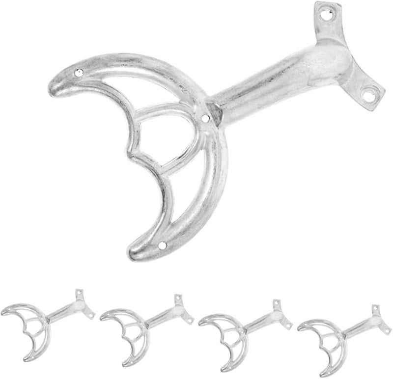 أذرع استبدال مروحة السقف الفضية 5 قطع متوافقة مع نماذج المراوح المختلفة - Image 1