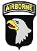 Papapatch 101st Airborne Screaming Eagle Shoulder Sign Badge Vinyl Window Laptop Wall Decor Decal Sticker - Black - Image 2