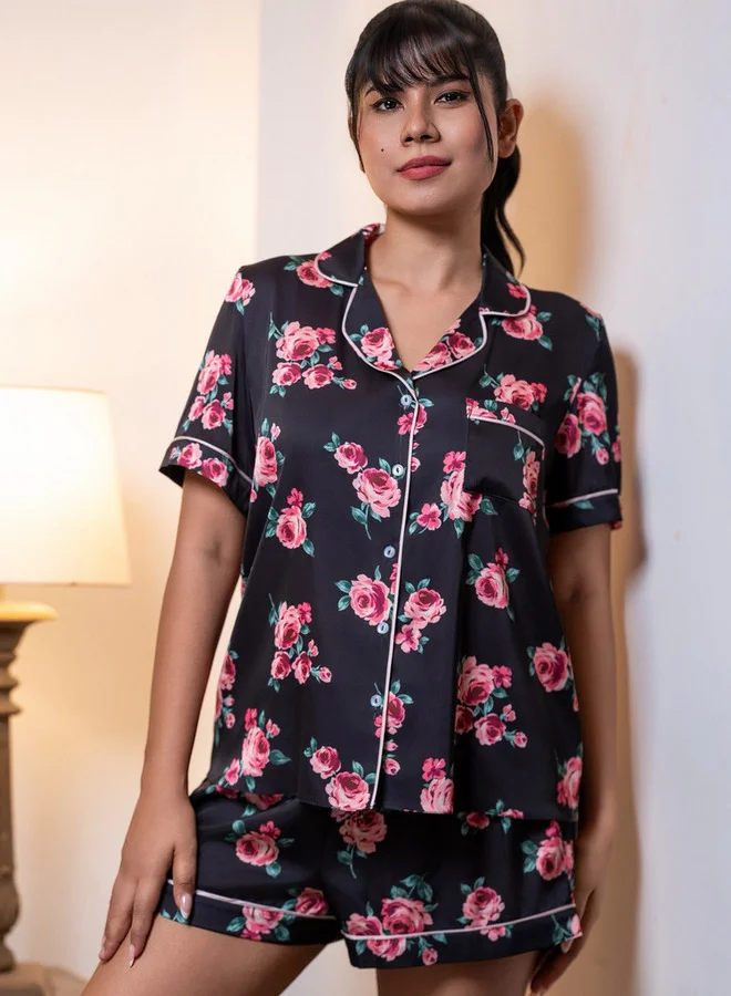 Aadaraya Aadaraya Short Set Shirt & Shorts