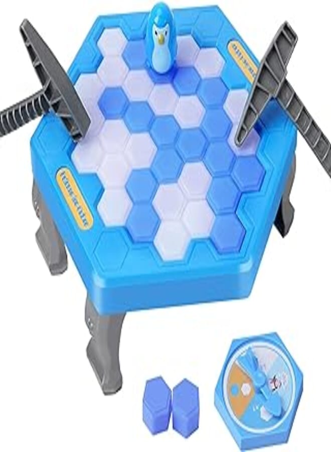 SS Save Penguin On Ice Game, Penguin Trap Break ice Activate Family Party Ice Breaking Kids Puzzle Table Knock Block