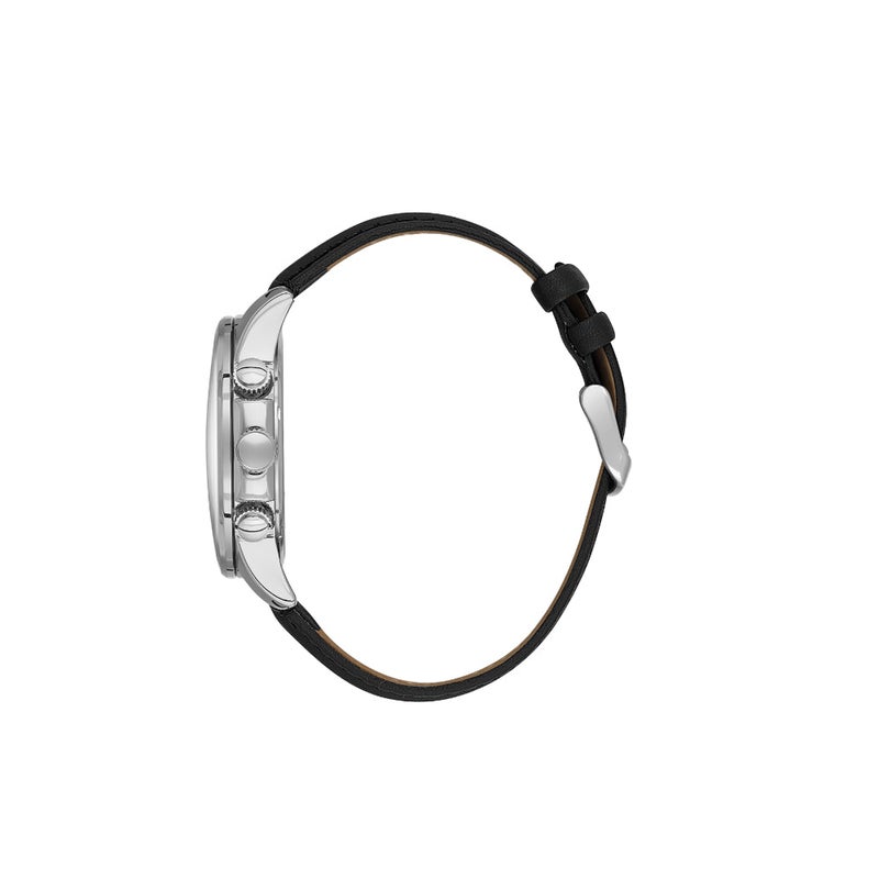 DANIEL KLEIN Exclusive Black Leather Watch for Men DK.6.14231-1 - Image 2