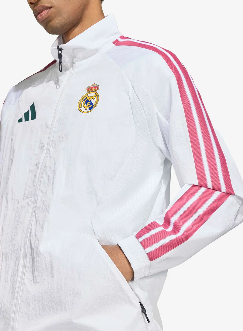 Adidas TRACK TOP Real Madrid Home Anthem Jacket for Men | Best Price UAE