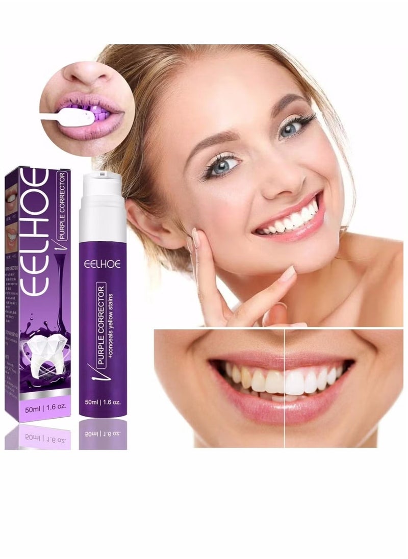 EELHOE Whitening Toothpaste 50ml: Professional Care for a Brighter Smile, Yellow Stain Removal, Precision Color Correction, Maintaining Oral Health  - Image 5