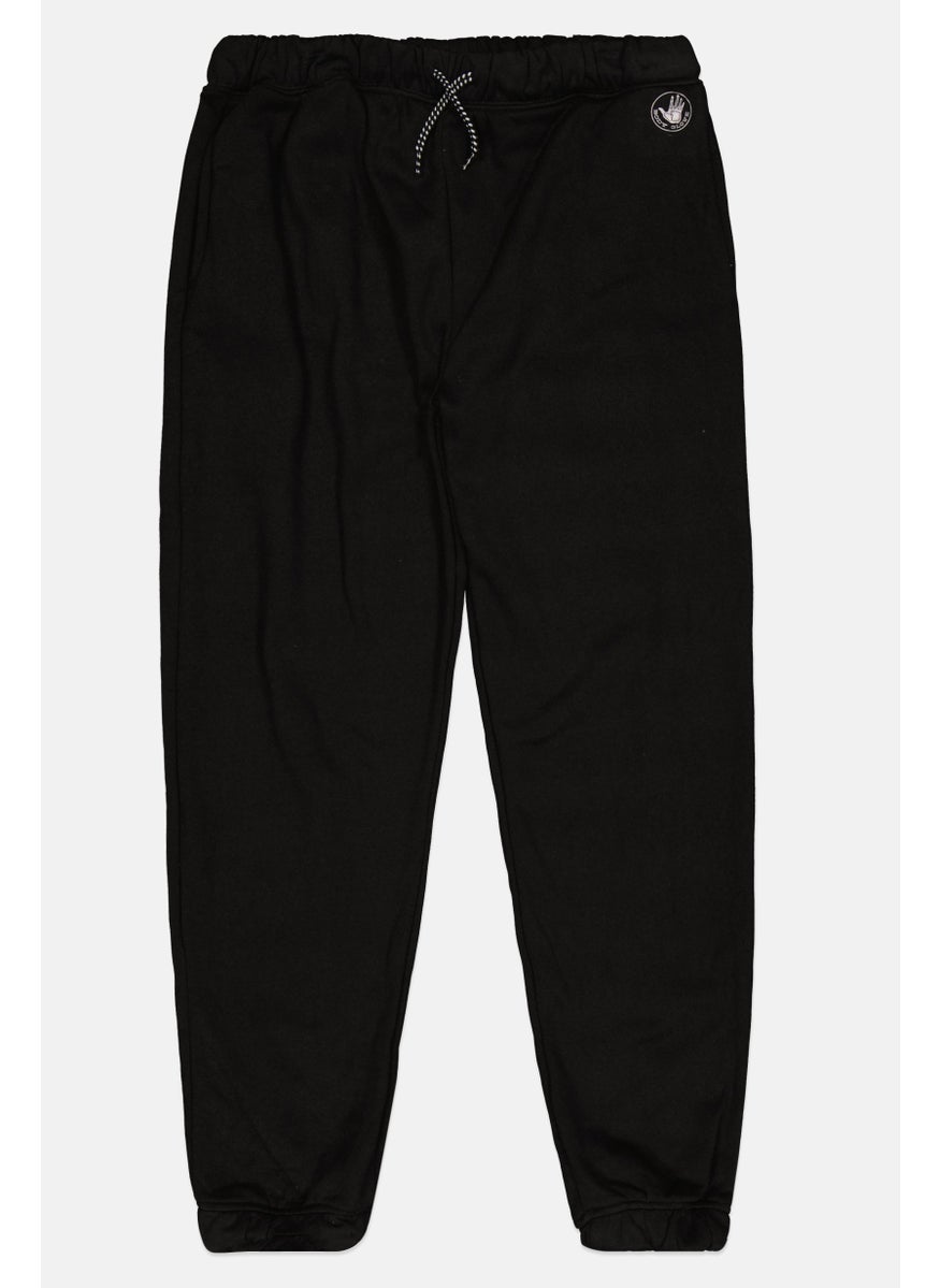 Body Glove Kids Boy 2 Piece Brand Logo Jogger Pants, Black  - Image 3