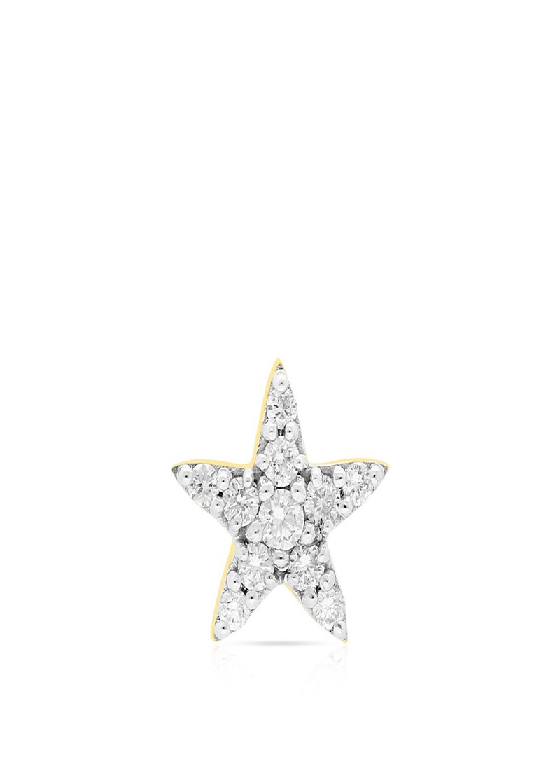 Malabar Gold and Diamonds 18 Karat 750 Purity Mine Diamond Nosepin for Womens MNGNNP0400 - Image 3
