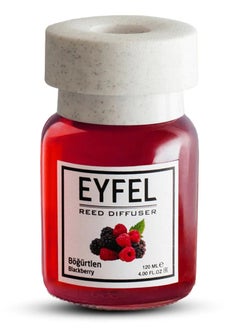 EYFEL Blackberry Reed Diffuser Set – 120ML Premium Long-Lasting Home Fragrance with Elegant Diffuser Sticks for Bathrooms, Living Spaces, Offices, Shops & Showrooms  - Image 3