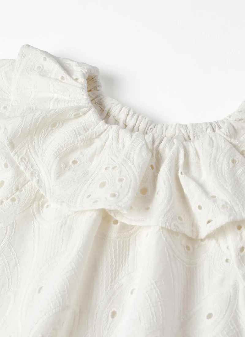 Zippy Dress with English Embroidery for Baby Girls