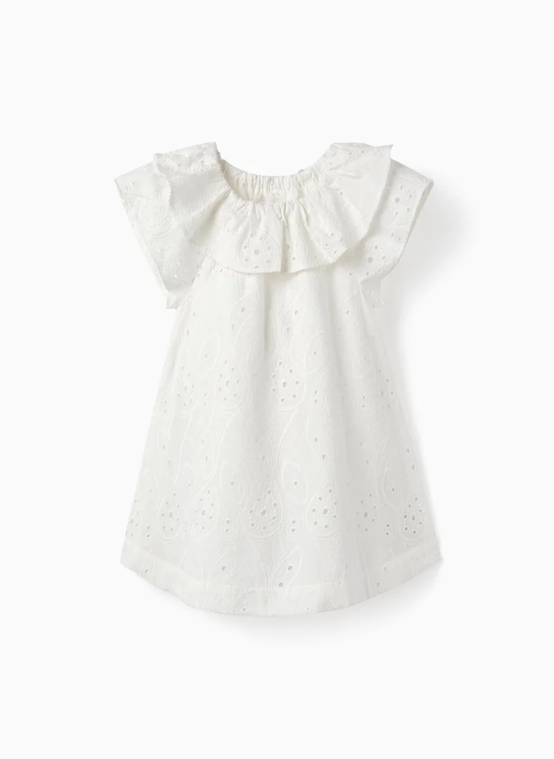 زيبي Dress with English Embroidery for Baby Girls