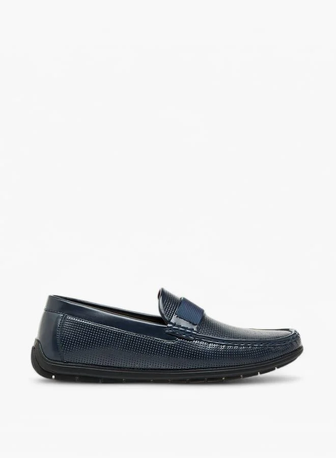 LBL by Shoexpress Men's Textured Slip-On Loafers