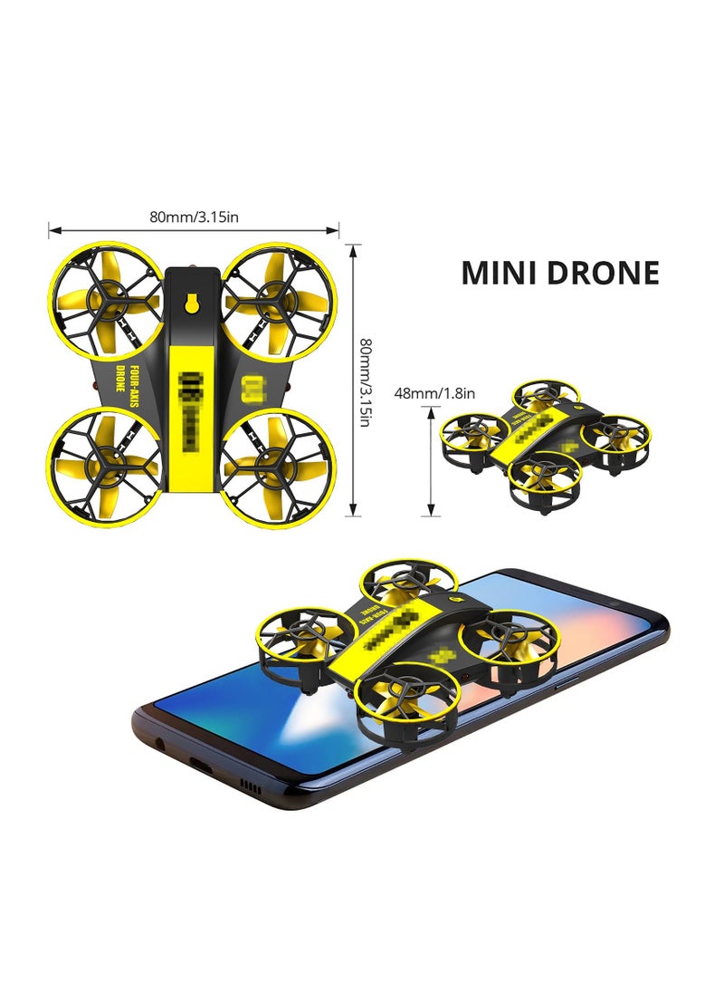 Generic - Mini Drone for Kids and Beginners-Remote Control Quadcopter Indoor Helicopter Plane with 3D Flip, Auto Hovering, Headless Mode, 3 Batteries, Best Gift Toy for Boys & Girls - Image 1