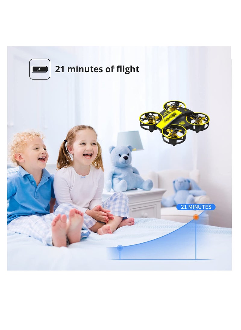 Generic - Mini Drone for Kids and Beginners-Remote Control Quadcopter Indoor Helicopter Plane with 3D Flip, Auto Hovering, Headless Mode, 3 Batteries, Best Gift Toy for Boys & Girls - Image 1
