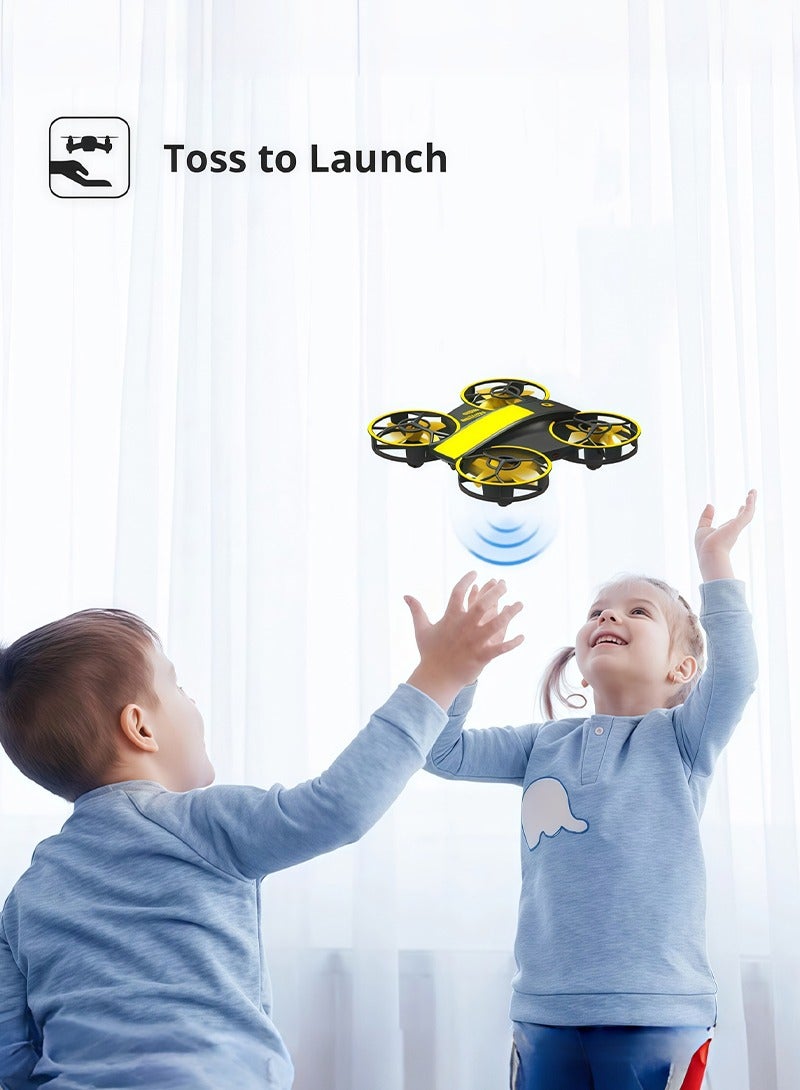 Mini Drone for Kids and Beginners-Remote Control Quadcopter Indoor Helicopter Plane with 3D Flip, Auto Hovering, Headless Mode, 3 Batteries, Best Gift Toy for Boys & Girls - Image 4