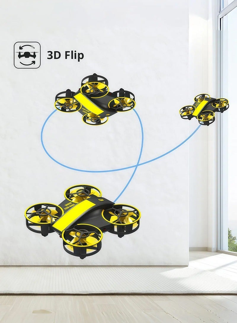 Mini Drone for Kids and Beginners-Remote Control Quadcopter Indoor Helicopter Plane with 3D Flip, Auto Hovering, Headless Mode, 3 Batteries, Best Gift Toy for Boys & Girls - Image 5