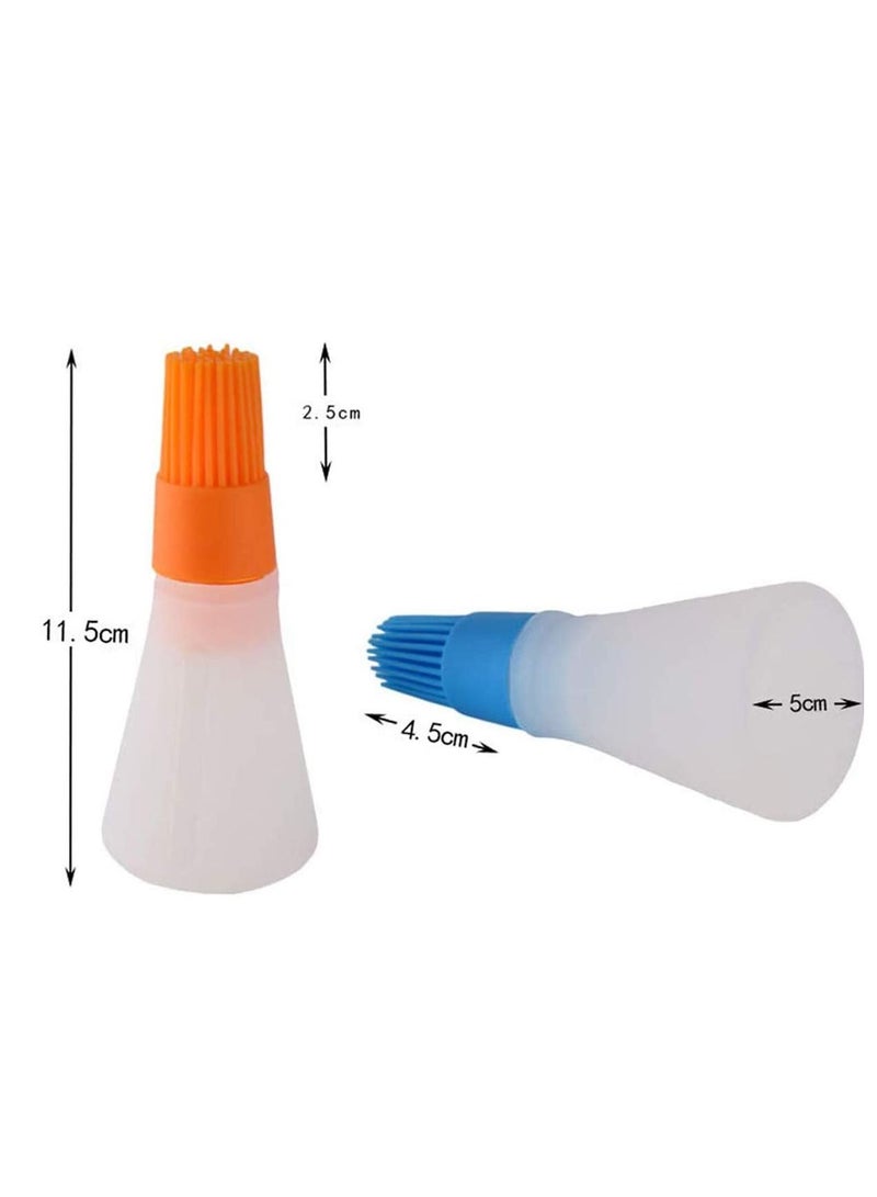 واي آند دي 4 Packs Silicone Basting Brushes Oil Honey Wine Sauce Grill Brush Kitchen Bottle Cake Butter Cream Baster Barbecue Cooking Baking Pancake BBQ Tool - Image 5