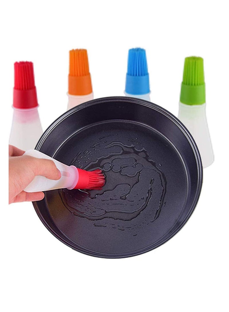 واي آند دي 4 Packs Silicone Basting Brushes Oil Honey Wine Sauce Grill Brush Kitchen Bottle Cake Butter Cream Baster Barbecue Cooking Baking Pancake BBQ Tool - Image 4