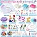 Golray Mermaid Sensory Dough Kit Play Dough Set with 3 Packs of Playdough 2 Mermaid Figures Marine Animals Plants Toys and Decorative Accessories Sensory Toys Gifts for Kids Toddlers - Image 4