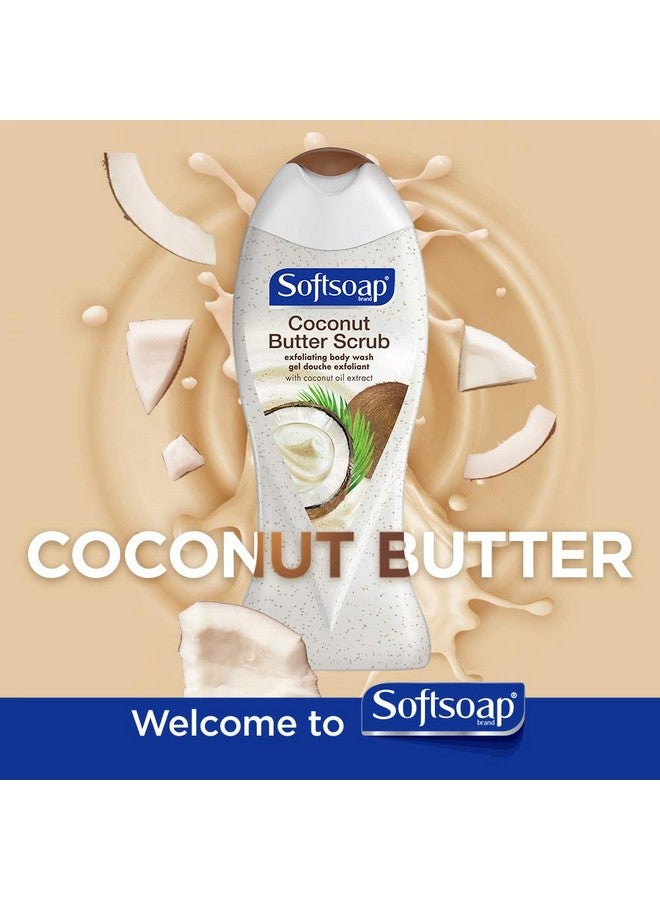 Softsoap Body Butter Coconut Scrub, Body Buff Wash, 15 Ounce (Pack of 2) - Image 2