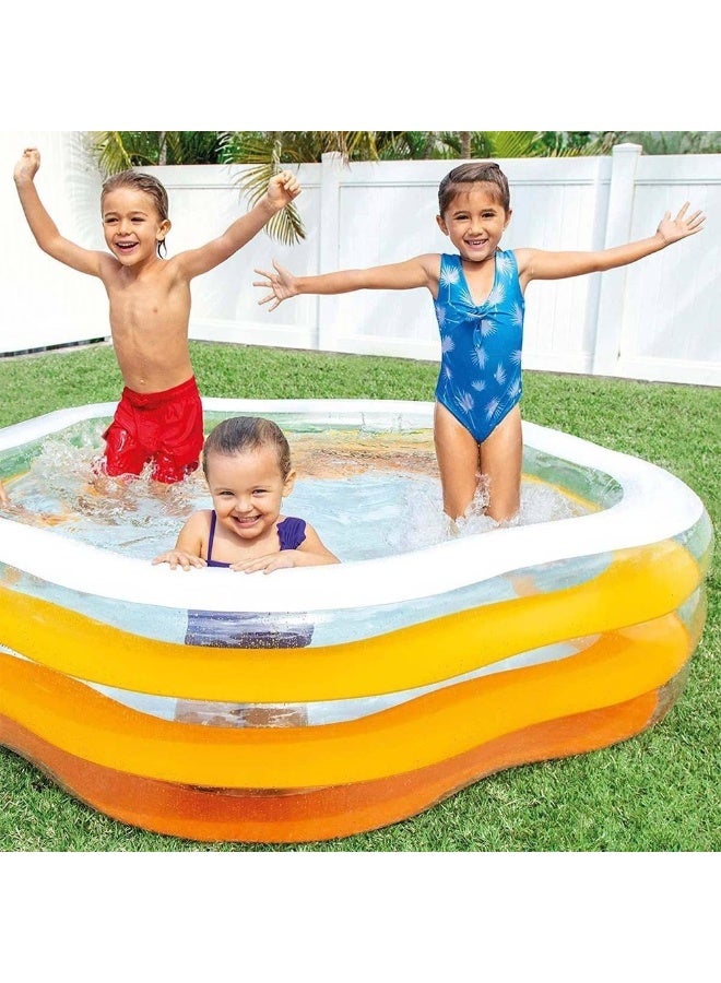 INTEX Intex - Summer Pentagonal Pool 185x180x53 cm - 56495NP  - Image 3