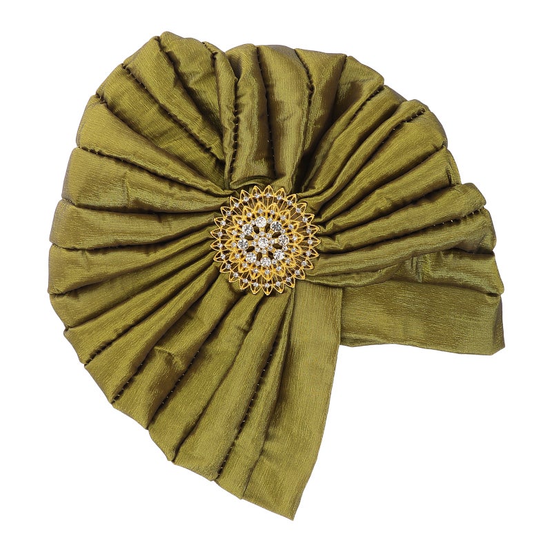 Muslim Inner Hijab Caps: Women Hijab Hat With Brooch Full Cover Undercap Tube Bonnet Stretchy Breathable Chemo Cap Beanie Hats Headwear - Image 1