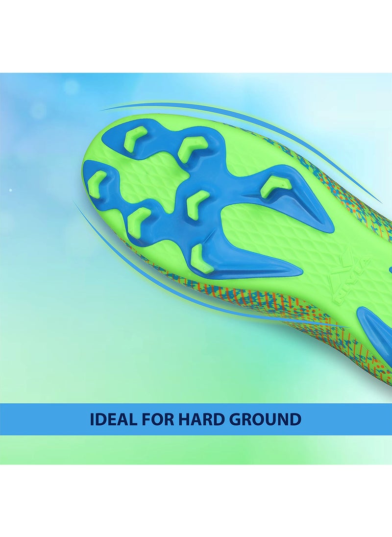 Nivia - Pro ‎Encounter 9.0 Football Stud | Size : 10UK / 11US / 44EU | Water absorption| Material :  PVC Synthetic leather with Lycra Mesh,TPU | Light Weight - Image 1